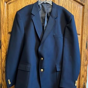Men’s dark navy sport coat Size 52 only worn once